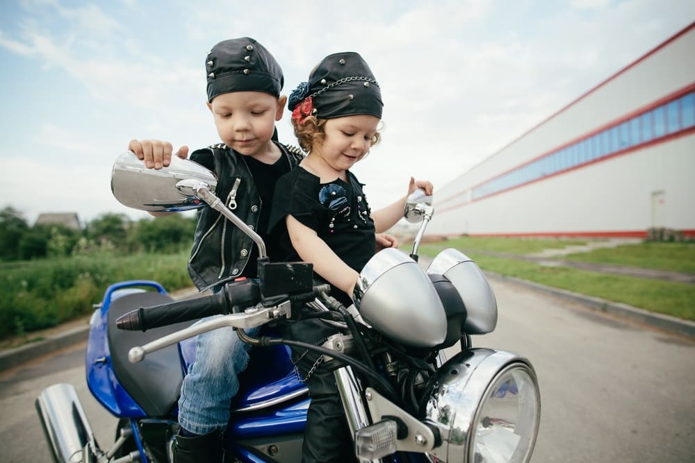 kids and motorcycles